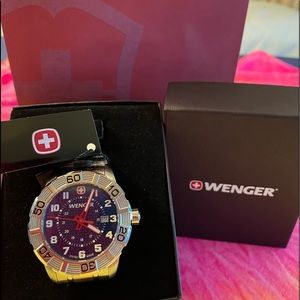 Wenger Roadster Blue Dial SS Brac 0851.103